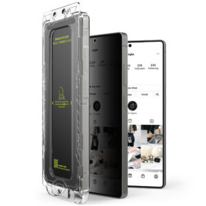 Ringke 2 Pack Easy Slide Privacy Glass Screen Protector for Samsung Galaxy S25 Ultra