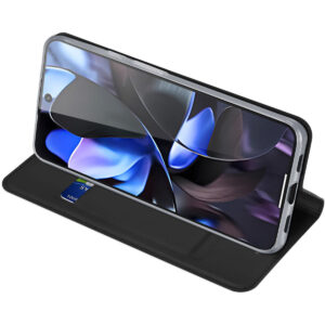 DUX DUCIS Skin Pro Faux Leather Wallet Flip Case for Google Pixel 10 Pro XL - Black