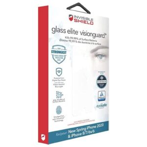ZAGG Invisible Shield Glass Elite VisionGuard+ Screen Protector for Apple iPhone 6 / 7 / 8 / SE 2020 / SE 2022