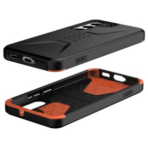 Urban Armor Gear (UAG) Samsung Galaxy S22 5G Case Rugged Cover Civilian - Black