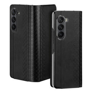 Dux Ducis Bril Leather Case Cover for Samsung Galaxy Z Fold5 5G - Black