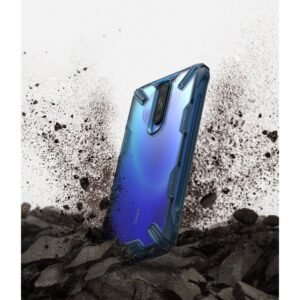 Ringke Fusion X Tough Rugged Rear Case Cover for Xiaomi Poco X2 - Space Blue