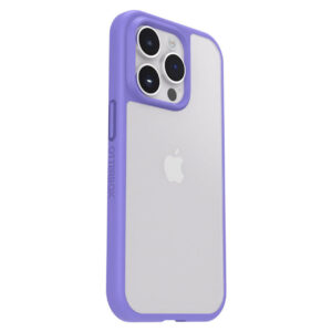Otterbox React Tough Clear Rear Case for iPhone 14 Pro Max - Clear/Purple