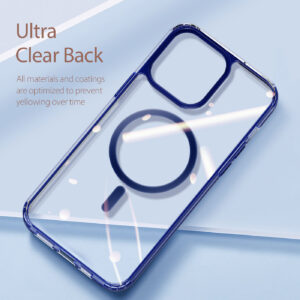 DUX DUCIS Clin2 Clear Tough with MagSafe Case for Apple iPhone 14 & 13 - Blue