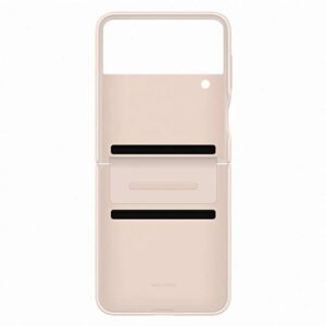 Official Samsung Flap Leather Cover for Galaxy Z Flip4 5G - Peach