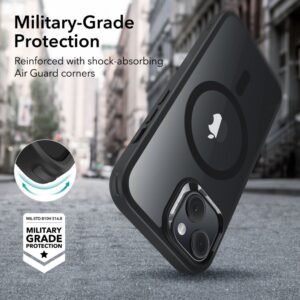 ESR Classic HaloLock MagSafe Tough Case for Apple iPhone 15 Plus- Clear/Black