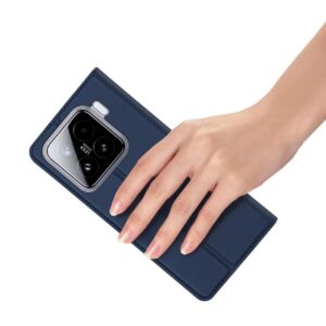 DUX DUCIS Skin Pro Faux Leather Wallet Flip Case for Xiaomi 15 - Blue