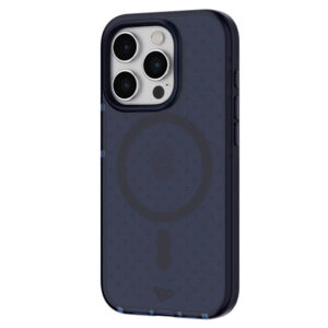 Tech21 EvoCheck Tough MagSafe Rear Case Cover for Apple iPhone 15 Pro Max - Midnight Blue