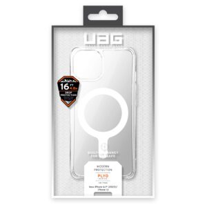 Urban Armor Gear (UAG) Plyo MagSafe Tough Case Cover for Apple iPhone 14 & 13 - Ice