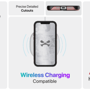 Ghostek Atomic Slim 3 Aluminum Tough Case Cover for Apple iPhone 12 Pro Max - Pink