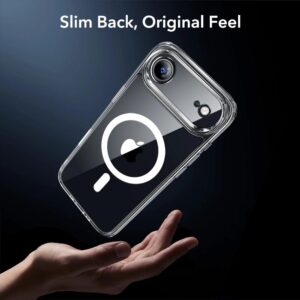 ESR Classic Hybrid Magsafe Tough Rear Case & Tempered Glass Screen Protector for Apple iPhone 17 Air - Clear