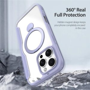 DUX DUCIS Skin X Pro MagSafe Standing Flip Wallet Case for Apple iPhone 16 Pro - Purple