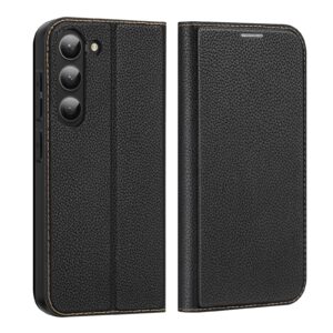 DUX DUCIS Skin X2 Tough Flip Wallet Stand Case for Samsung Galaxy S23+ (Plus) - Black