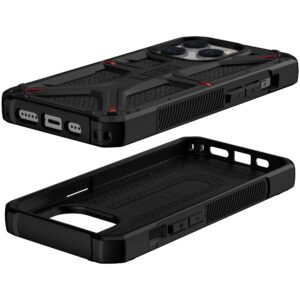 Urban Armor Gear (UAG) Monarch Tough Rugged Case for Apple iPhone 14 Pro - KEVLAR Black