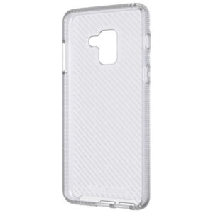 Tech21 Evo Shell Tough Rear Case Cover for Samsung Galaxy A8 2018 - Frosted Clear