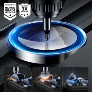 Ringke Ultra Tough Camera Lens Protector for iPhone 16 / 16 Plus - Black