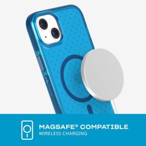 Tech21 EvoCheck Tough MagSafe Rear Case Cover for Apple iPhone 14 Plus - Classic Blue