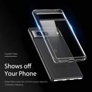 DUX DUCIS Clin Clear Tough Rear Case Cover for Google Pixel 7 - Transparent