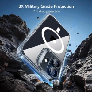 ESR Classic Hybrid Magsafe Tough Rear Case & Tempered Glass Screen Protector for Apple iPhone 17 - Clear