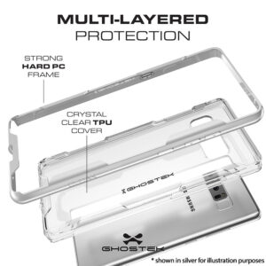 Ghostek Cloak 3 Clear Protective Case Cover for Samsung Galaxy Note 8 - Red