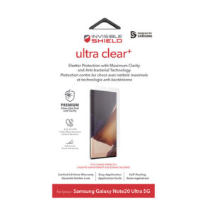 ZAGG Invisible Shield Ultra Clear+ Screen Protector for Samsung Galaxy Note 20 Ultra & 5G