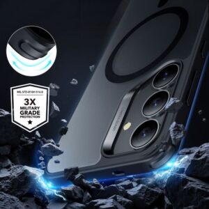 ESR Classic Hybrid Magsafe Tough Rear Case for Samung Galaxy S25+ Plus - Frosted Black