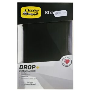 Otterbox Strada Via Rugged Wallet Flip Case for Apple iPhone 12 Mini - Black