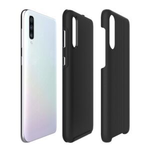 Matte Tough Rugged Rear Case Cover for Samsung Galaxy A50 - Black