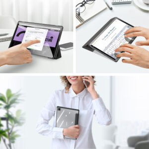 DUX DUCIS Tough Rugged Folio Case for Samsung Tab A7 10.4 2020 (T500/T505) - Black