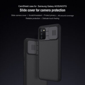 Nillkin CamShield Camera Lens Protector Case Cover for Samsung Galaxy A03s - Black