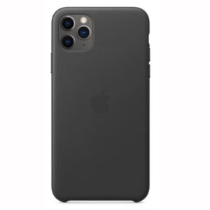 Official Apple Leather Rear Case for iPhone 11 Pro Max - Black