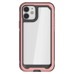 Ghostek Atomic Slim 3 Aluminum Tough Case Cover for Apple iPhone 12 Mini - Pink