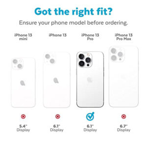 Speck® Gemshell Magsafe Clear Rear Case Cover for Apple iPhone 13 Pro - Clear