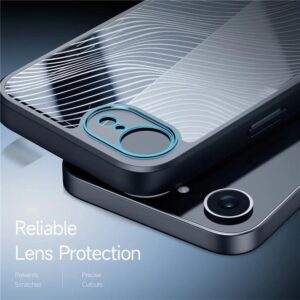 DUX DUCIS Aimo Series Rear Case Cover for Apple iPhone 16e - Clear/ Black