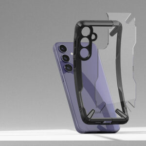 Ringke Fusion X Tough Rear Case Cover for Samsung Galaxy S24+ Plus - Clear/Black