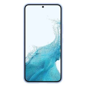 Official Samsung Silicone Cover for Galaxy S22+ Plus 5G - Sky Blue