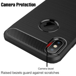 Flexi Carbon Rear Case for Apple iPhone X / XS - Black