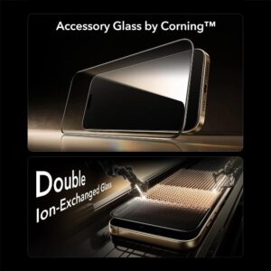 ESR Armorite Pro Ultrafit Tough Tempered Glass Screen Protector for Apple iPhone 17 Pro Max - Black Edge