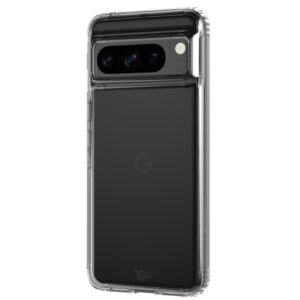 Tech21 EvoClear Tough Rear Case Cover for Google Pixel 8 Pro- Transparent