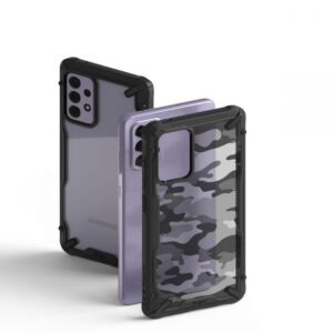 Ringke Fusion X Tough Rear Case Cover for Samsung Galaxy A72 / A72 5G - Camo Black
