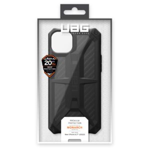 Urban Armor Gear (UAG) Monarch Tough Case for Apple iPhone 14 Plus - Carbon Fibre