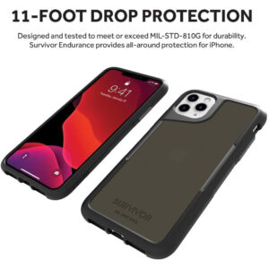 Griffin Survivor Endurance Tough Case for Apple iPhone 11 Pro Max - Black / Grey