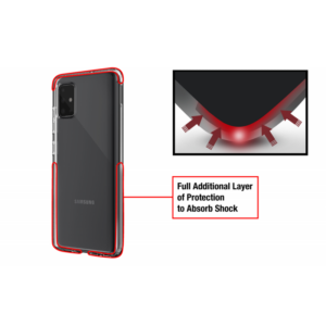 X-Doria Defense Clear Tough Hybrid Rear Case for Samsung Galaxy A51 - Clear