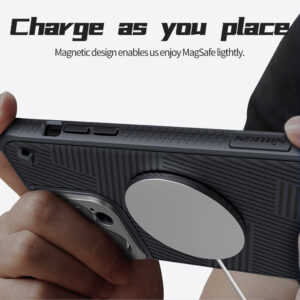 Nillkin Strap MagSafe Case Camera Cover for Apple iPhone 14 Pro Max - Dark Purple