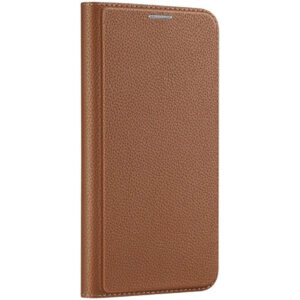 DUX DUCIS Skin X2 Tough Rugged Flip Wallet Case for Xiaomi Redmi Note 12 Pro 5G / Poco X5 Pro 5G - Brown