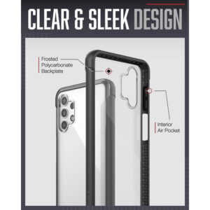 Raptic Earth Biodegradable Tough Case for Samsung Galaxy A13 - Black / Clear