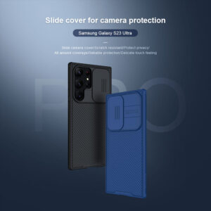 Nillkin CamShield Pro Camera Lens Protector Case Cover for Samsung Galaxy S23 Ultra - Deep Green