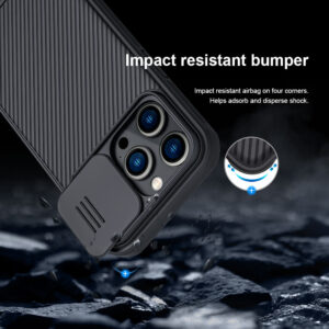 Nillkin CamShield Pro Lens Protector Case for Apple iPhone 14 Pro - Blue