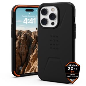 Urban Armor Gear (UAG) Civilian MagSafe Tough Case for Apple iPhone 14 Pro - Black
