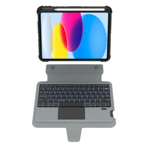 Nillkin Bumper Combo Tough Keyboard Case for Apple iPad 10.9 2022 (Backlit Version) - Grey
